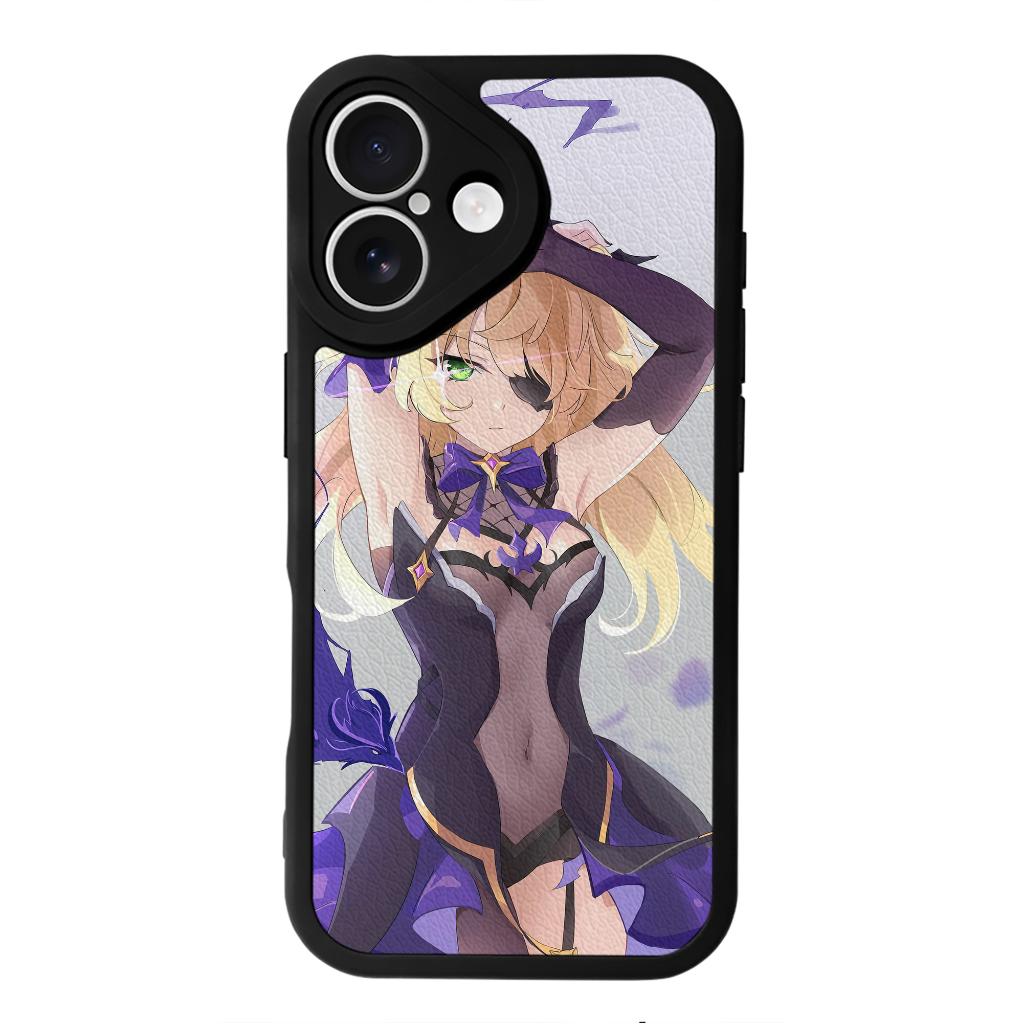 げんし神 genshin 【iPhone 16シリーズ対応】シリコンスマホケース（レザー調） 材質：シリコン